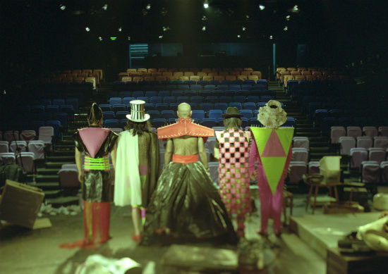 二手玫瑰演出服背身