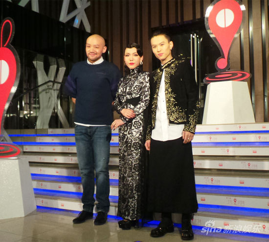 吴莫愁 李代沫 张玮 三人合影