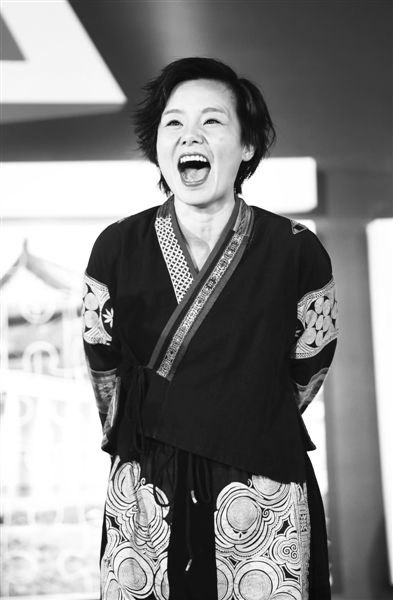 龚琳娜说她对音乐的理解更开阔了。新京报记者 郭延冰 摄