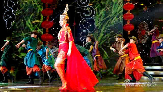 乌兰图雅亮相内蒙春晚