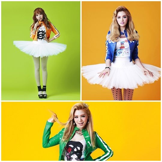 Orange Caramel走俏丽风