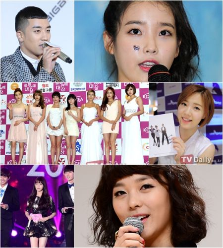 韩国偶像歌手们