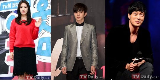 从左至右，朴信惠、俞承豪、苏志燮