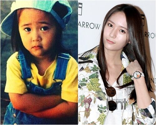 f(x)Krystal童年照曝光 印证天生冷傲气质