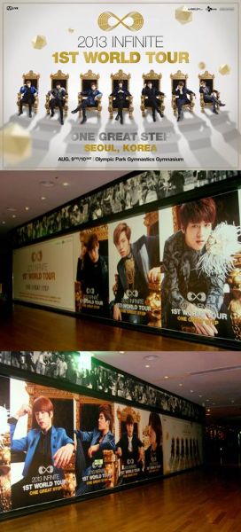 组合INFINITE曝世界巡演第二波海报