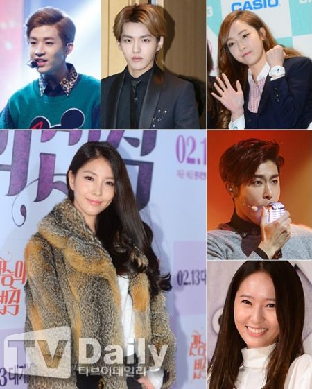 sm娱乐旗下艺人们