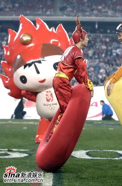 福娃走进美国橄榄球大联盟