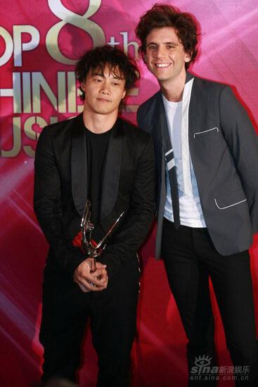 港台最佳男歌手陈奕迅和英国歌手MIKA