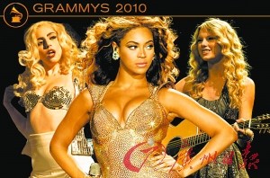 Lady　Gaga、碧昂斯、泰勒·斯威夫特（从左到右）都是本届格莱美的大热