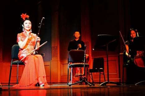 舞台上的马晓晖