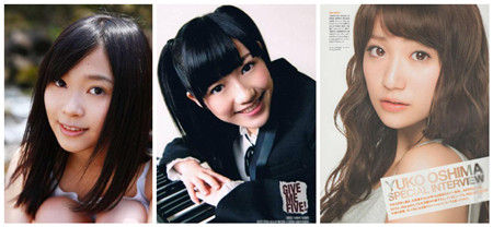 目前的TOP.3（左起：指原莉乃、渡边麻友、大岛优子）
