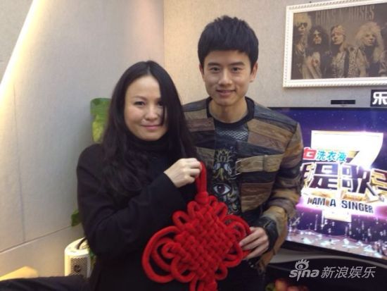 罗琦与张杰 （演出前）