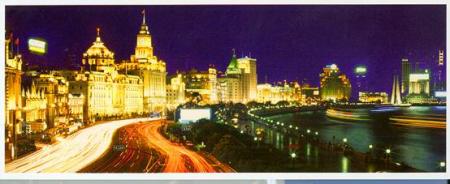 2009年夜晚的上海外滩 