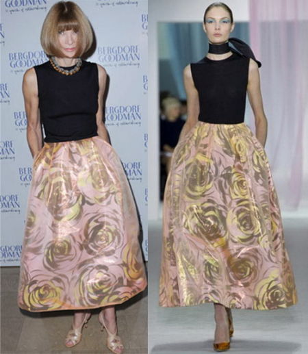 Anna Wintour in Dior2013春夏