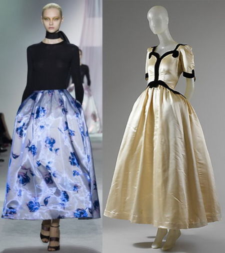 Dior2013早秋与Dior60多年前的作品