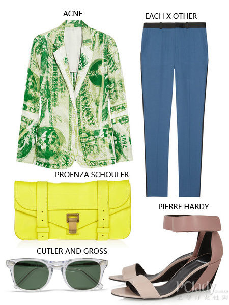 绿色西装单品推荐