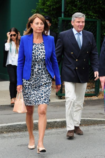 Kate Middleton的父母亲Carole 和 Michael Middleton