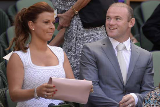 足球明星夫妻档Coleen和 Wayne Rooney