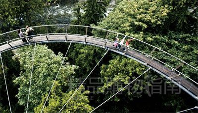 Capliano Suspension Bridge and Park，绝对是消夏避暑的胜地之一