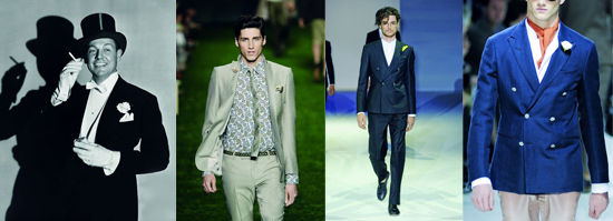 左领上的扣眼是位置最佳的鲜花插座