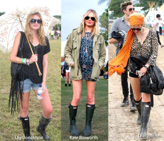 草地音乐节防泥防蚊虫利器