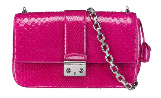 Miss Dior 秋冬枚红色蟒蛇皮款