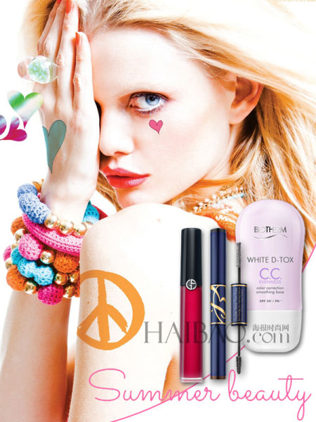 夏日海滩度假妆容推荐