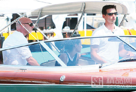Domenico Dolce在游艇上