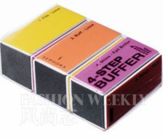 　5.SEPHORA迷你四面抛光棉 59元