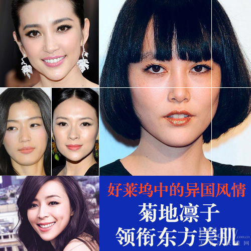 好莱坞中的异国风情 菊地凛子领衔东方美肌