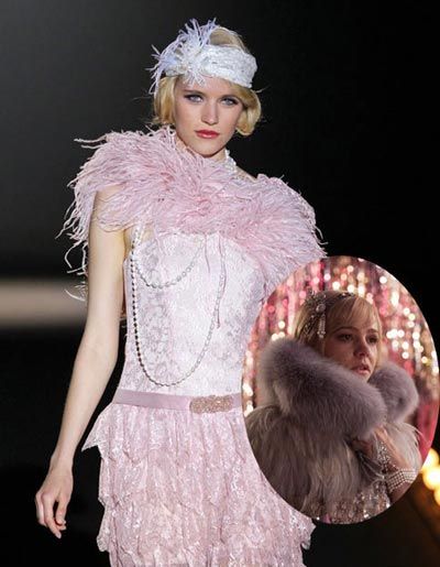 鸵鸟毛式皮草披肩