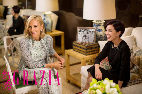 GRAZIA独家拍摄：郭采洁对话Tory Burch品牌设计师
