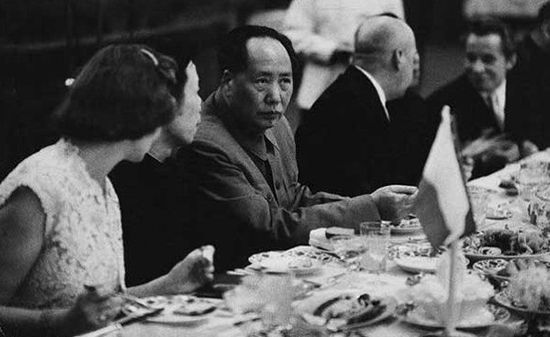 毛泽东在国宴上