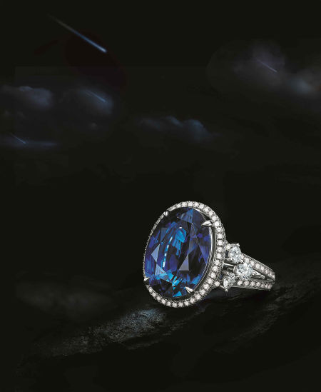 星空- 蓝宝石戒指