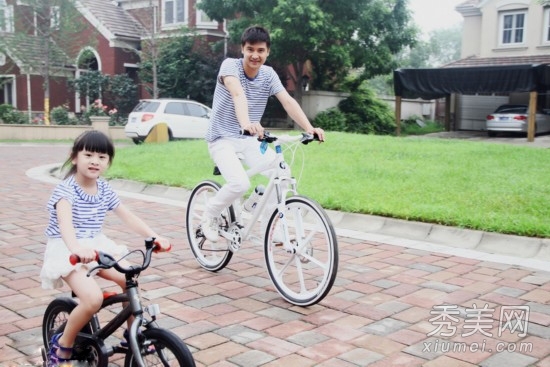 田亮与女儿田雨橙