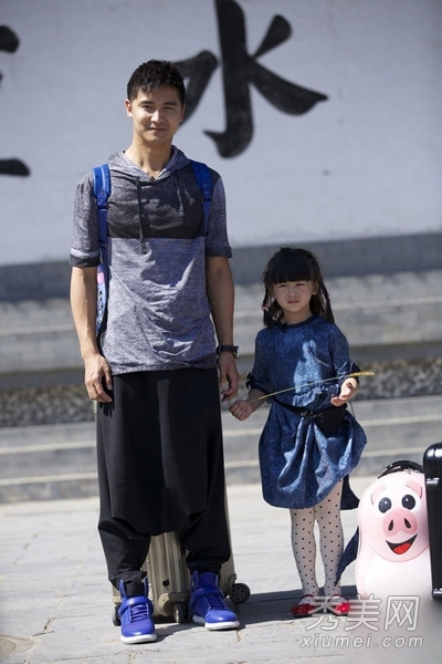 田亮与女儿田雨橙