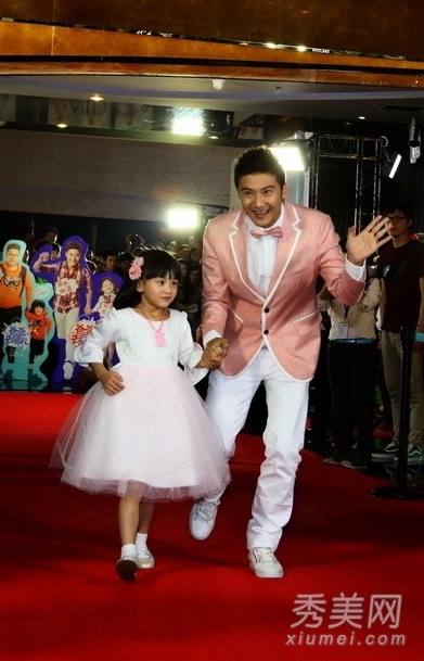 田亮与女儿田雨橙