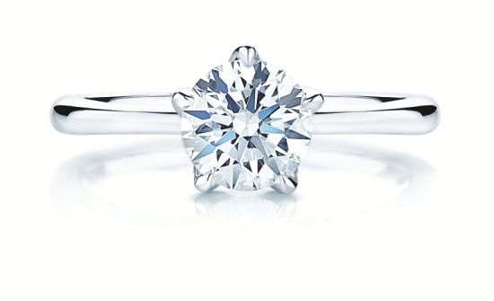 NORTH STAR系列18k白金钻戒