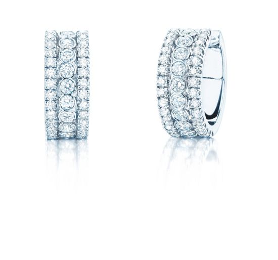 SPLASH系列18K白金钻石耳环
