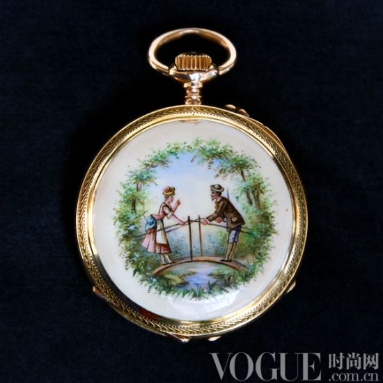 Blancpain宝珀1820年古董微绘珐琅表