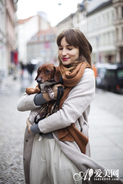 呢子大衣的气场搭配