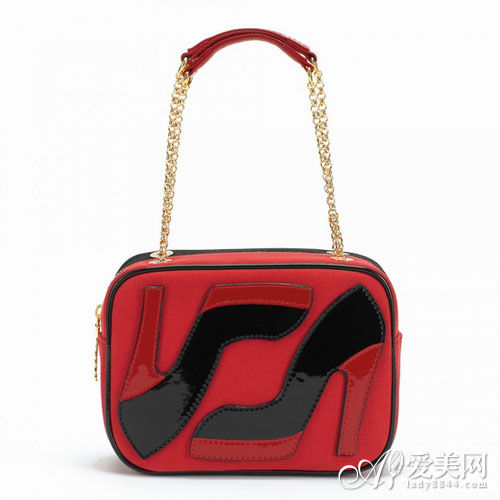　Lulu Guinness(露露-吉尼斯)高跟鞋链条包包