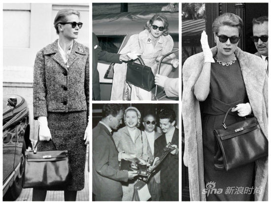 爱马仕为格蕾丝-凯利设计的“凯利包”