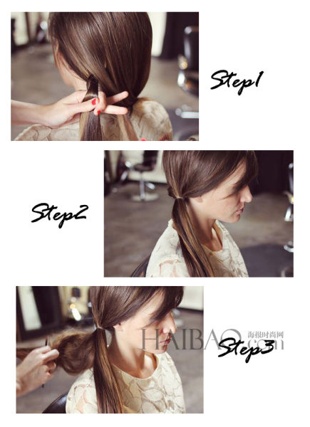 邻家女孩蓬松麻花辫DIY步骤
