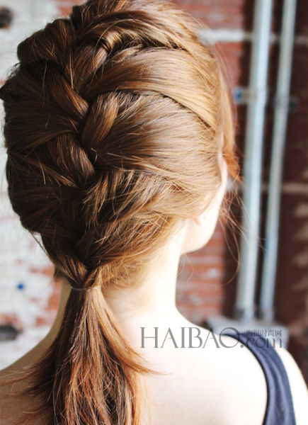 韩剧女主角鱼骨马尾