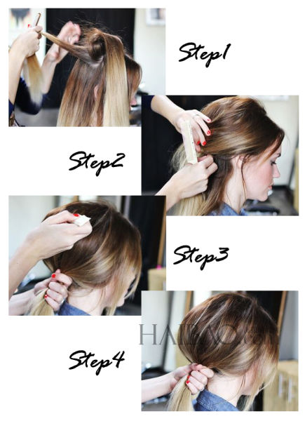 简约至上百搭盘发DIY步骤