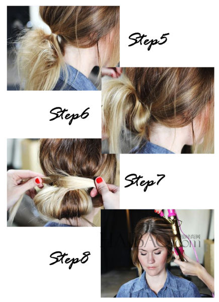 简约至上百搭盘发DIY步骤