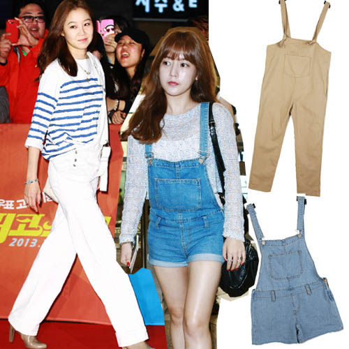 中性魅力“背带裤”