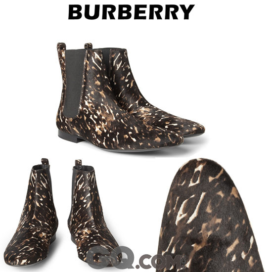 Burberry 印花小牛毛切尔西靴 £713.22GBP