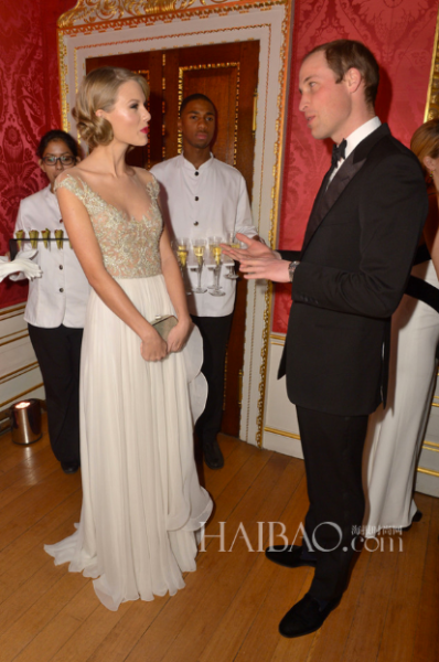 泰勒·史薇芙特 (Taylor Swift) 与威廉王子 (Prince William)